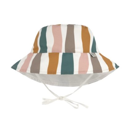 LÄSSIG Sun Protection Bucket Hat Waves Pink/Nature