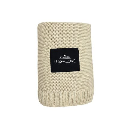 LULLALOVE Bambusová dečka Milk Coffee