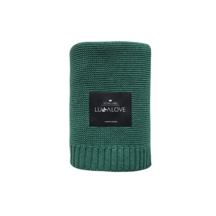LULLALOVE Bambusová dečka Smaragdová Zeleň