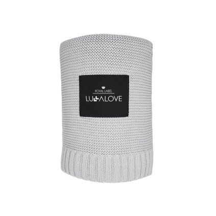LULLALOVE Bambusová dečka Glamour Gray