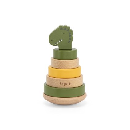 TRIXIE Dřevěná stohovací hračka Mr. Dino
