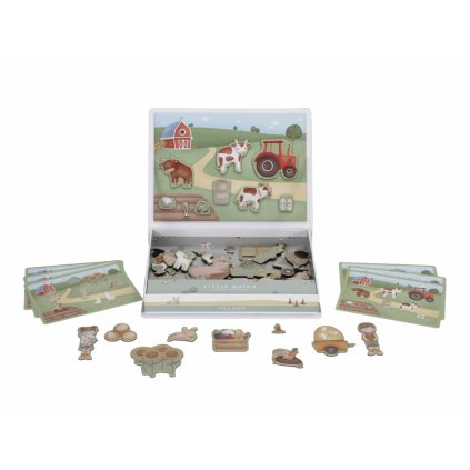 LITTLE DUTCH Magnetická hra Farma
