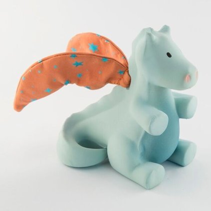 TIKIRI Kousátko Magický drak světle modrý