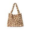 STUDIO NOOS Taška Mom Bag Leopard Teddy Ecru
