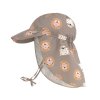 LÄSSIG Sun Protection Flap Hat Wild Cats Choco