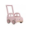 LITTLE DUTCH Chodítko auto dřevěné Pink