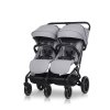 EASYGO Sportovní kočárek pro dvojčata/sourozence Echo Cloudy Gray