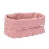 LITTLE DUTCH Košík pletený velký Pure Pink Blush