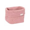 LITTLE DUTCH Košík pletený malý Pure Pink Blush