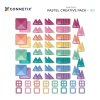 CONNETIX Magnetická stavebnice Pastel Creative Pack 120 ks