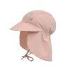 LÄSSIG Sun Protection Flap Hat Peach