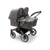 BUGABOO Donkey5 Kompletní kočárek Twin Graphite/Grey Melange/Grey Melange