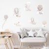 PASTELOWE LOVE Samolepky na zeď Baloons Beige