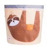 3 SPROUTS Koš na hračky Sloth Tan