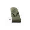 BABYBJÖRN Lehátko Bliss Dark green Woven tmavě šedá konstrukce