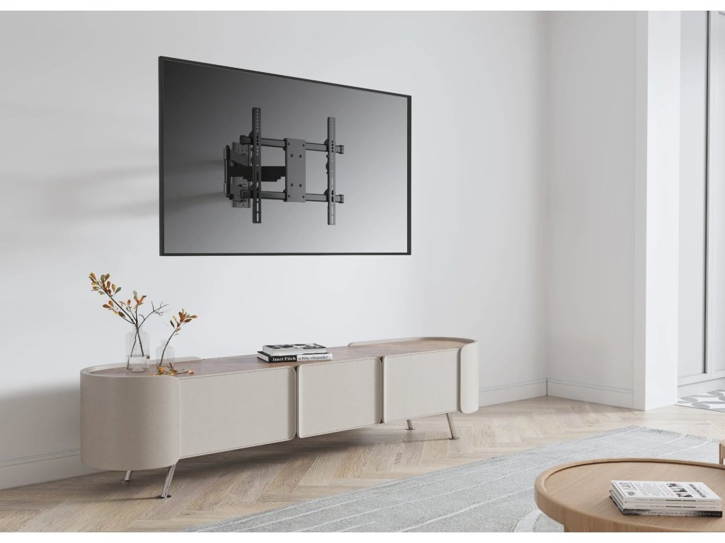 Nástěnný držák pro zavěšení televize do obýváku, ložnice, pokoje nebo kuchyně Fiber Mounts RAPTOR