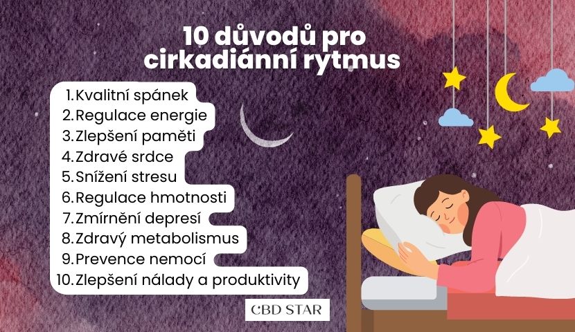 10 důvodů pro cirkadiánní rytmus
