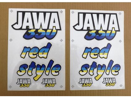 Aufkleber Jawa 350/640 Red Style