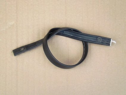 Strap over the saddle with rivets