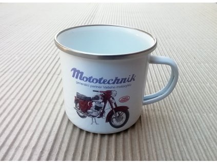 Blaszany kubek Jawa 250 Panelka