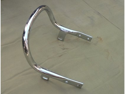 Rear handle of the under-seat panel