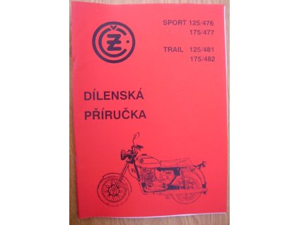 Dílenská příručka ČZ 175/477, ČZ 175/482