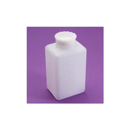 Láhev hranatá PE širokohrdlá (Objem 25 ml)