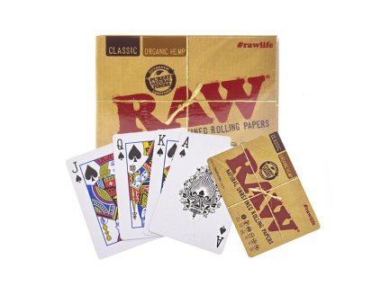 hraci karty raw weedshop