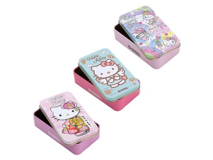 kovovy metal storage box hello kitty