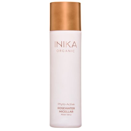 Phyto Active Rosewater Micellar front lid on by Inika Organic