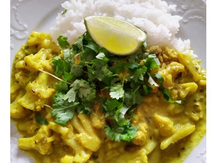 VEGANSKÉ KVĚTÁKOVÉ CURRY S KOKOSOVÝM MLÉKEM 250g