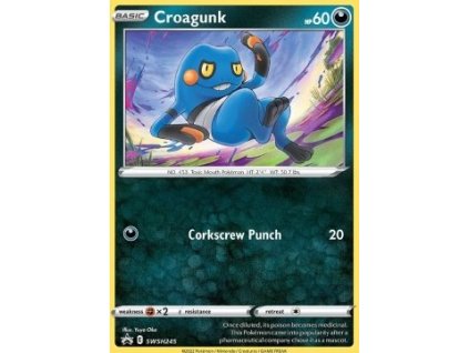 SWSH245 Croagunk - Black Star Promos