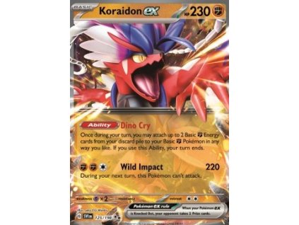 SV1en 125/198 Koraidon ex - Scarlet & Violet