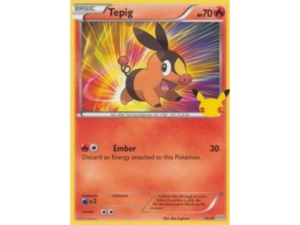 MCD25 013/025 Tepig - McDonald's 25th Anniversary