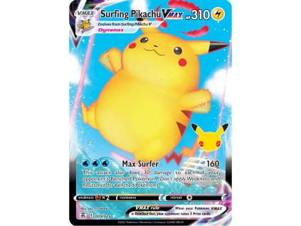 CEL 009/025 Surfing Pikachu VMAX - Celebrations