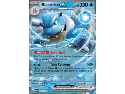 MEW 009/165 Blastoise ex - 151