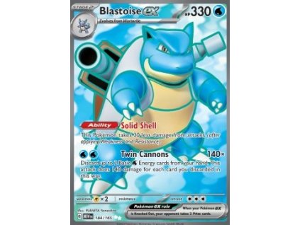 MEW 184/165 Blastoise ex - 151