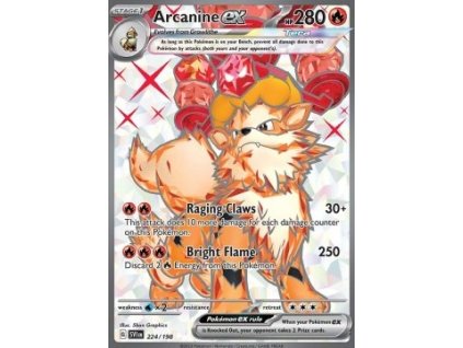 SV1en 224/198 Arcanine ex - Scarlet & Violet
