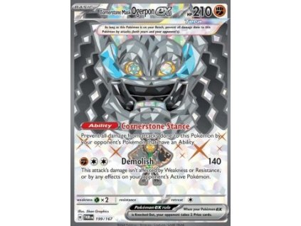 TWM 199/167 Cornerstone Mask Ogerpon ex - Twilight Masquerade