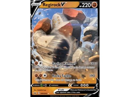 SSH 104/202 Regirock V - Sword & Shield