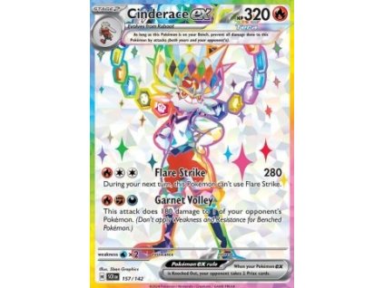 SCR 157/142 Cinderace ex - Stellar Crown