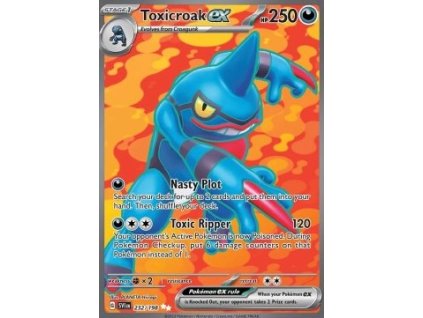 SV1en 232/198 Toxicroak ex - Scarlet & Violet