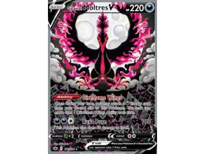 CRE 177/198 Galarian Moltres V - Chilling Reign