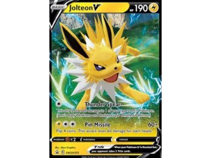 SWSH151 Jolteon V - Black Star Promos