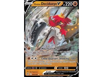 ASR 083/189 Hisuian Decidueye V - Astral Radiance