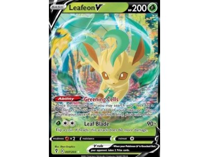 EVS 007/203 Leafeon V - Evolving Skies