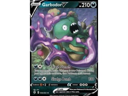 EVS 100/203 Garbodor V - Evolving Skies