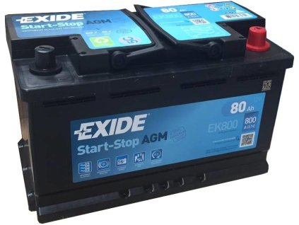 Autobatéria Exide EK800 AGM 12V 80Ah 800A