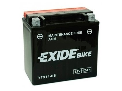 Motobatéria Exide Bike AGM ETX14-BS 12V 12Ah