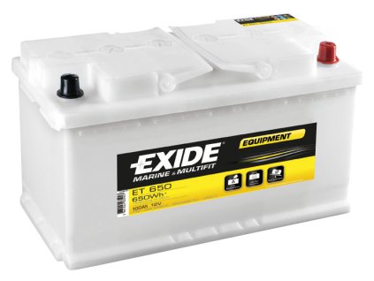 EXIDE EQUIPMENT ET650 (958 03) 12V 100Ah